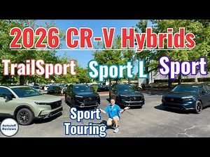 Comparing All 2026 Honda CR-V Hybrid Trims: I Compare & You Decide!