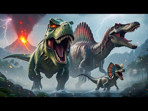 Dinosaur Facts for Kids Compilation | T-Rex, Spinosaurus, Dilophosaurus + More!