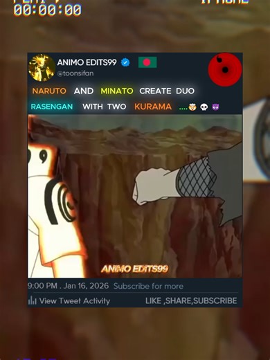 Naruto and Minato Duo Rasengan Creation Tutorial