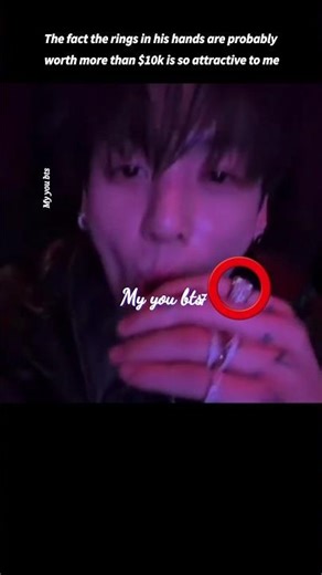 The fact the rings in his hands are probably worth more than $10k