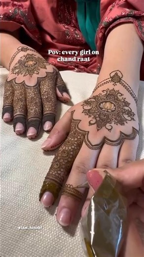 simple backhand mehndi design for chand rat ✨🌙 #mehndi #hennaart #henna