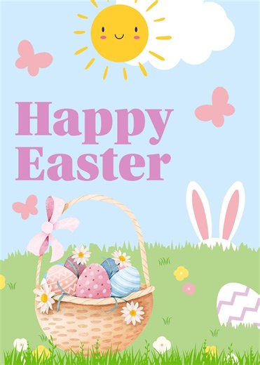 DIGITAL Musical Ecard - Happy Easter - Animated Easter Egg Basket - Instant Download - Etsy