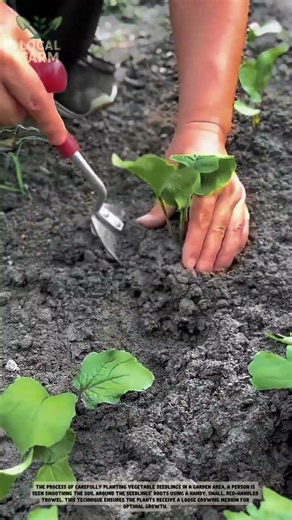 How to Properly Plant Young Seedlings Using a Hand Spade