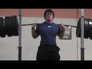300kg/661lbs Pause ATG Backsquat 100% RAW