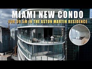 Inside a $9.5M Aston Martin Condo | Miami’s Most Exclusive Waterfront Living