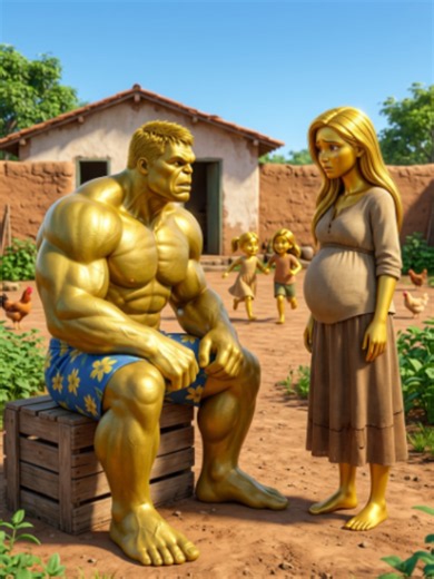 Será Que o Hulk Dourado Vai Se Casar Novamente? #creatorsearchinsights #hulkdourado #aistory #cartoonstory #sadstory #emotional #viralstory #hulk #familydrama