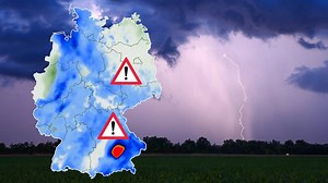 Heftige Unwetter mit Starkregen und schweren Sturmböen erwartet