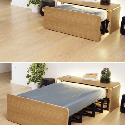 A Space-Saving Roll-Out Bed  - Core77