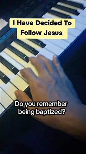 Beautiful melody for beginners I have decided to follow Jesus #pianotutorial #melody #worshipmusic