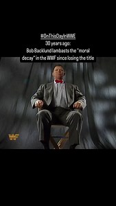 I've gained a new love and appreciation for Mr Bob Backlund. These heel promos are so much better than I remember as a kid! He is incandescent about the “moral decay” in the WWF already since Diesel stole the WWF Title a week ago “I’m going to get an A and graduate Magna Cum Laude and Mr Bob Backlund will put morality back into your lives” Mr Backlund for Education Secretary! Sadly, it's reported that Bob now has dementia and is being cared for by his sister. #onthisdayinwwe | On This Day in WWE