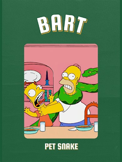 Bart keeps pet snakes.#fyp #fypシ #thesimpsons #cartoon #usa | Bart Simpsons