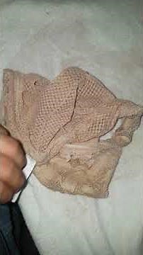 Cachetero de encaje usado de mi mujer