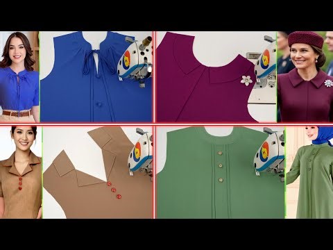 4 Mind-Blowing Collar Neck Sewing Ideas | Easy Tips & Pro Tricks You Must Try! DIY Sewing Tricks