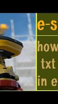 how import txt data in e-survey! e800