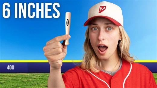 Every out, the bat gets smaller