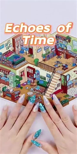 ASMR Echos of Time 3D Sticker for Relaxation