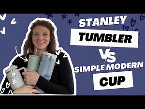 Stanley Tumbler vs Simple Modern Cup