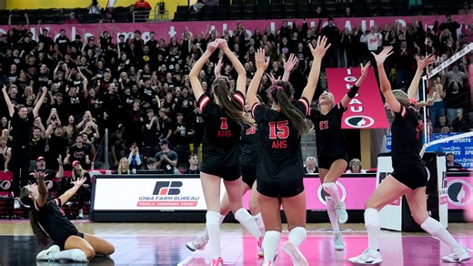 Assumption blanks Humboldt to win 3A Iowa high school volleyball state championship