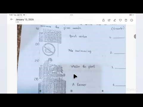 Grade 5 English 2025-2026 Sample Question ( Listening and Reading )