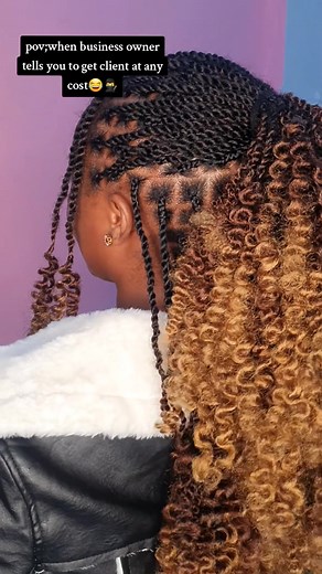 Ombre Marley Twist with Curls Tutorial