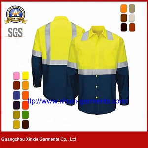 [Hot Item] Long Sleeve Factory Safety Protective Working Clothes and Work Uniform (W887)