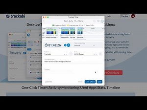 How to track time using Trackabi: web and desktop timers