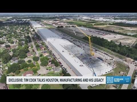 Apple unveils 250,000-square-foot Houston factory