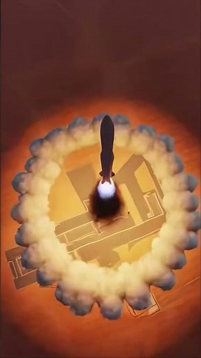 Concept ICBM Launch Simulation | Iran Ballistic Missile Visualization