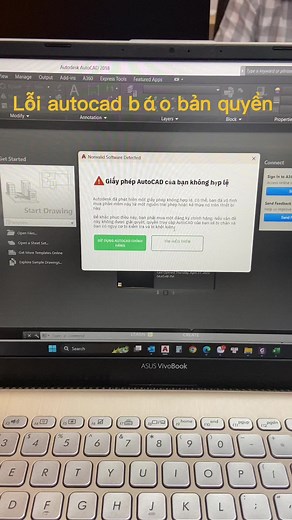 Mấy nay chắc ai dùng autocad cũng gặp lỗi giấy phép autocad của bạn không hợp lệ#autocad #loiautocad