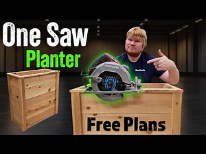 How to build ANY Planter box with just a Circular Saw.