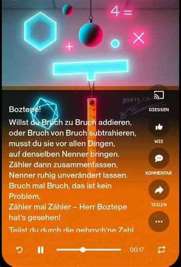 Mathe Rap: Brüche sind cool ! #musik #music