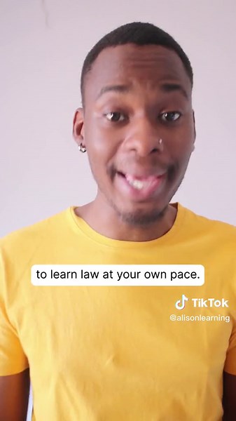 Cue the law and order music. #satiktok #tiktokbw #law #lawstudent #freecourses #studytok #Alison #EmpowerYourself