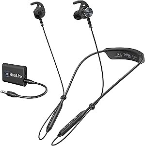 Now & HearLink All-in-one: Self-tunable Personal Hearing Amplifier and Bluetooth Transmitter for The Best Personal TV Listening Experience.