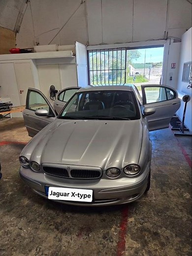 Continuing the Jaguar X-Type restoration… check out the result 😳✨ #short