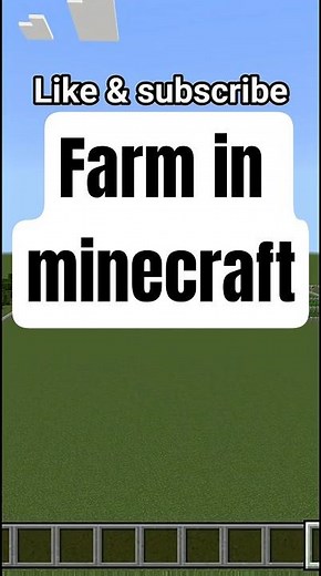 How to build Integrated farm in minecraft