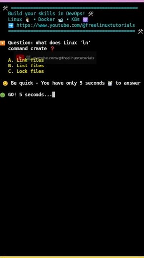 🐧 Linux ln command purpose
