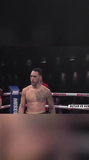 Butler Knocks Down Huseni! Epic Boxing Comeback! #shorts