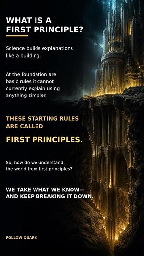 What Is a First Principle? Science’s Starting Point