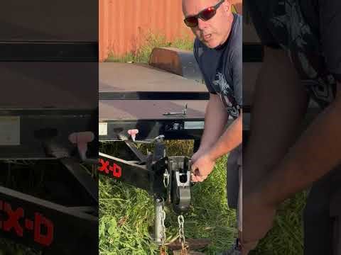 Using the tonguedawg trailer hitch lock