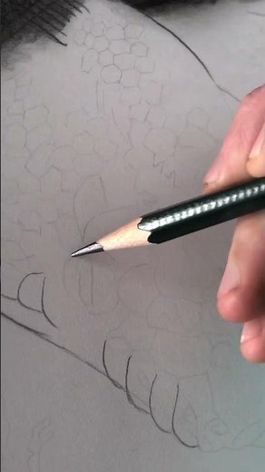 Drawing a realistic snake #hyperrealism #art