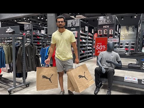 SHOPPING FROM PUMA'S NEW OUTLET IN KALYAN | PUMA MUMBAI SHOPPING | Sartajvlogs