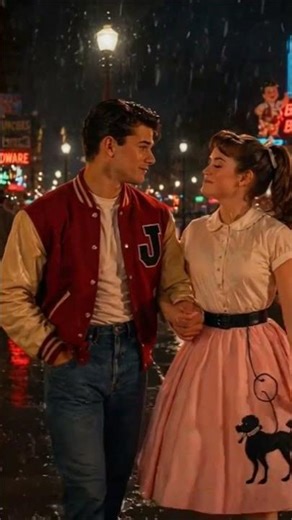 Moonlight at The drive In short | 50s Retro Love Song