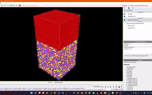 【OVITO操作】selection模块介绍/选择操作
