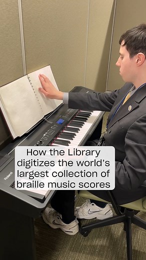 The National Library Service for the Blind and Print Disabled (NLS), which is part of the Library of Congress, has the world’s largest collection of braille music scores, from J.S. Bach to Taylor Swift. Here’s how the scores are digitized, which grants NLS patrons more convenient access to the material! | The Library of Congress
