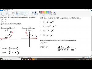 Lecture: Precalculus Ch. 4.1 & 4.2 Part 1 of 1