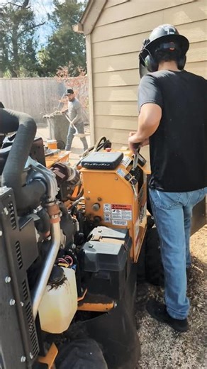 Job #3 #tree #stumpgrinding #treeservice #construction