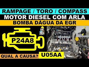 P24A8 e U05AA Rampage diesel bomba resfriamento da EGR, bomba elétrica dágua Compass Toro TD350 380
