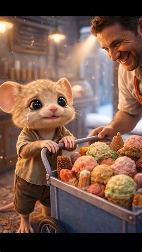 Poor Baby Mouse’s Emotional Story | Ice Cream Changed His Life”