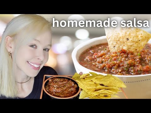 Making Homemade Salsa & #eating