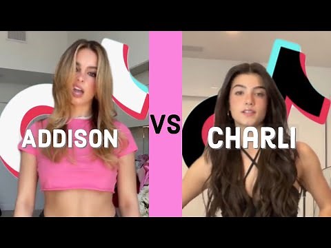 Addison Rae Vs Charli D'amelio TikTok Dance Battle